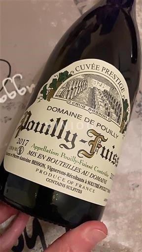 Bourgogne Pouilly-fuissé Domaine Pouilly Prestige 2017