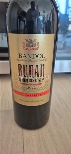 Provansa Bandol Bunan Moulin des Costes 2022