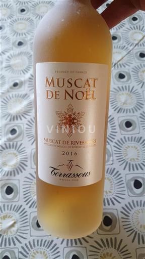 Roussillon Muscat di Rivesaltes Terrassous Muscat de Noël 2016