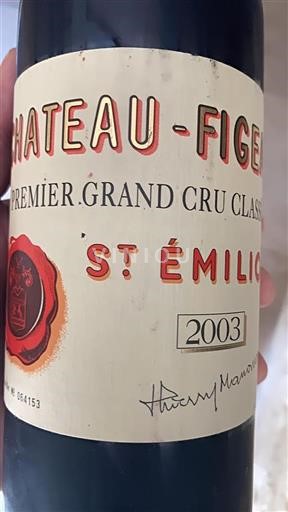 Burdeos Saint-Émilion Premier Grand Cru Figeac 2003