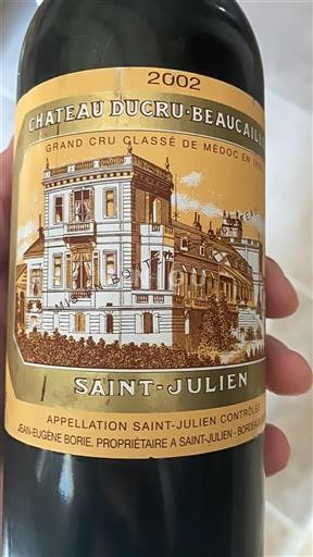 Bordeaux Saint-Julien Grand Cru Ducru-Beaucaillou 2002