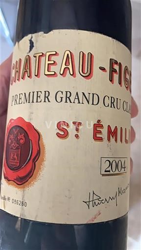Bordeaux Saint-Émilion Premier Grand Cru Classé Figeac 2004