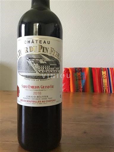 Bordeaux Saint-Émilion Grand Cru Grand Cru La Tour du Pin Figeac 2018