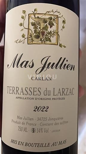Linguadoca Terrasses-du-Larzac Mas Jullien Carlan 2022