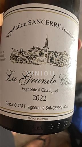 Údolí Loiry Sancerre Pascal Cotat La Grande Côte 2022
