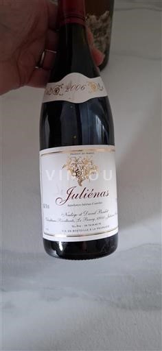 Beaujolais Juliénas Nadège et David Boulet 2006