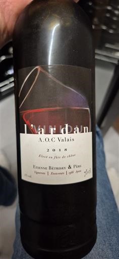 Valais Valais PDO Étienne Bétrisey & Père l'ardan 2018