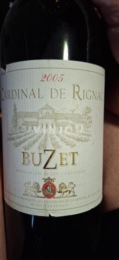 Sud-Ouest Buzet Cardinal de Rignac 2005