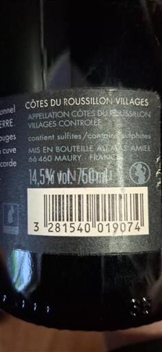 Roussillon Côtes du Roussillon Villages Mas Amiel Non-Vintage