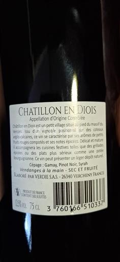 Rhône Valley Châtillon-en-Diois Verdie S.A.S Non-Vintage