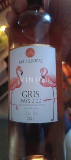 Vin Rosé sec Les Pluviers 2024 France Languedoc et Roussillon Pays d'oc