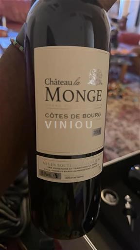 Bordeaux Côtes-de-bourg Château La Monge 2018