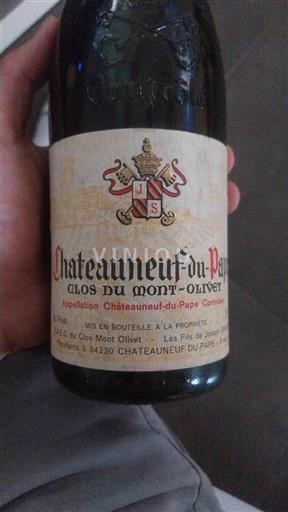 Vale do Ródano Châteauneuf-du-Pape Clos du Mont-Olivet 1995