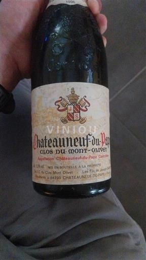 Vale do Ródano Châteauneuf-du-Pape Clos du Mont-Olivet 1996