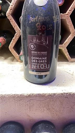 Lionese Coteaux del Lionese Domaine Des Grés Vieilles Vignes 2015