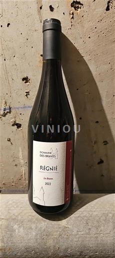 Beaujolais Régnié Domaine Des Braves Les Braves 2022