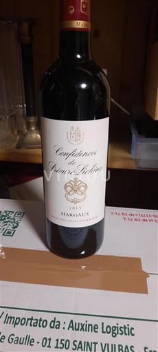 Bordeaux Margaux Château Prieuré-Lichine Confidences de Prieuré-Lichine 2015