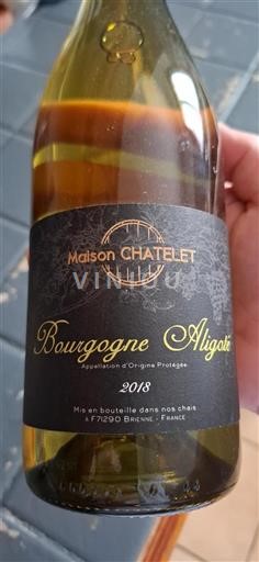 Burgund Bourgogne Aligoté Maison Chatelet 2018