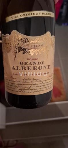 Vin Rouge sec Alberone Non millésimé Italie Vénétie