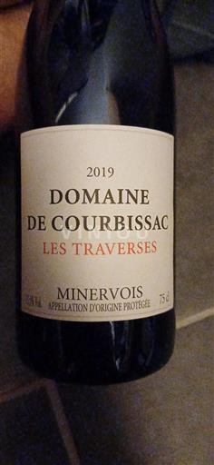 Languedoc Minervois Domaine Courbissac Les Traverses 2019