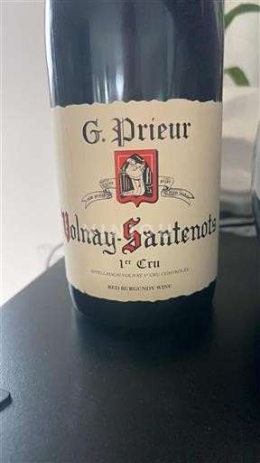 Bourgogne Premier Cru G. Prieur Volnay-Santenots 2014