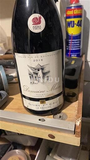 Borgogna Givry Premier Cru Domaine Masse La Br%c3%bbl%c3%a9e 2016