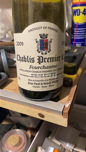 Bourgogne Chablis Premier Cru Jean-Paul & Benoît Droin Fourchaume 2009