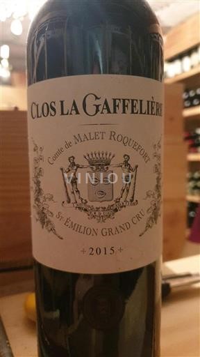 Bordeaux Saint-Émilion Grand Cru Grand Cru Clos La Gaffelière 2015