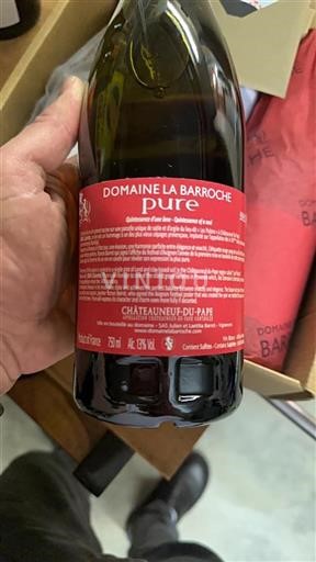 Vallée du Rhône Châteauneuf-du-pape Domaine La Barroche Pure 2021