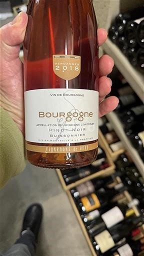 Vin Rouge sec Buissonnier Vignerons de Buxy 2018 France Bourgogne
