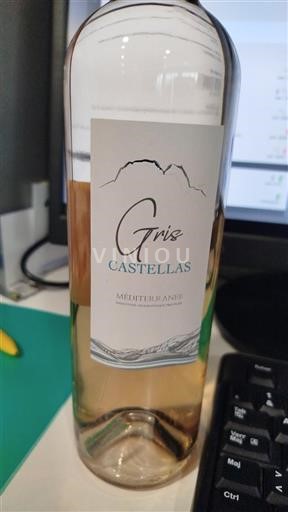Vin Rosé sec Gris Castellas Non millésimé France Provence, basse vallée du Rhône, Corse Méditerranée