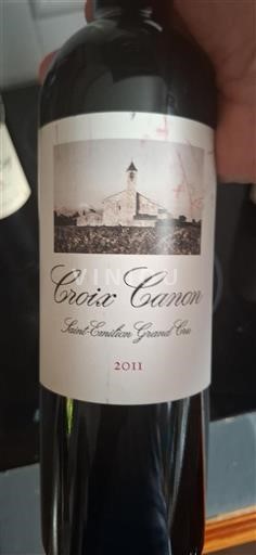 Vin Rouge sec Croix Canon Canon 2011 France Bordeaux Saint-Émilion Grand Cru