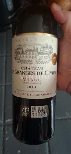 Bordeaux Médoc Cru Bourgeois Château Les Granges de Civrac 2013