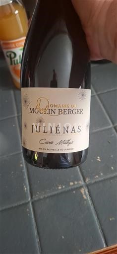 Beaujolais Juliénas Domaine Moulin Berger Mathys 2021