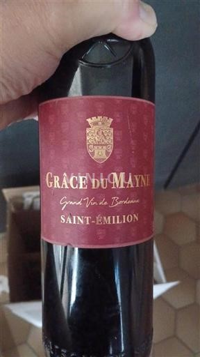 Bordeaux Saint-Émilion Grâce du Mayne Ei vuosikertaa