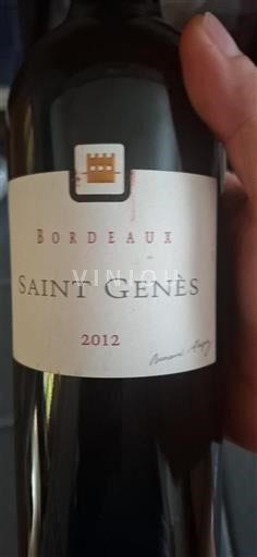 Bordeaux Saint Genès 2012