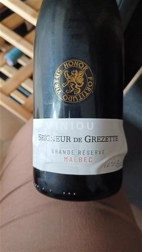 Sud-Ouest Cahors Seigneur de Grezette Grande Réserve Non Millésimé