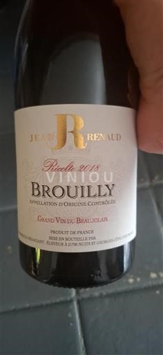 Beaujolais Brouilly Jean Renaud 2018