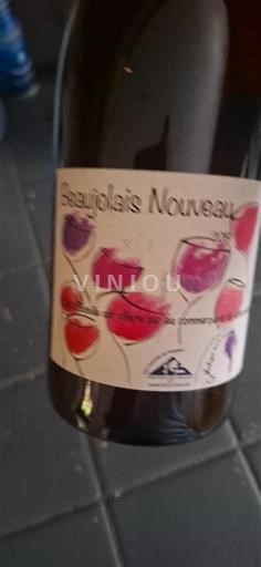 Vin Rouge sec Beaujolais Nouveau 2020 France Beaujolais Beaujolais Nouveau