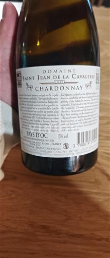 Languedoc ja Roussillon Pays d'Oc Domaine Saint Jean de la Cavalerie Chardonnay 2024