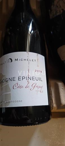 Borgonha Borgonha Epineuil Michelet Côte de Grisey 2019
