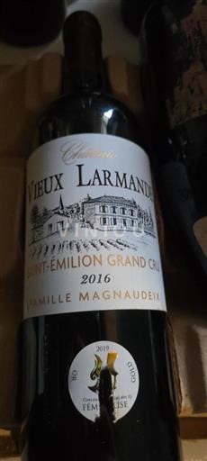 Bordeaux Saint-Émilion Grand Cru Grand Cru Château Vieux Larmande 2016