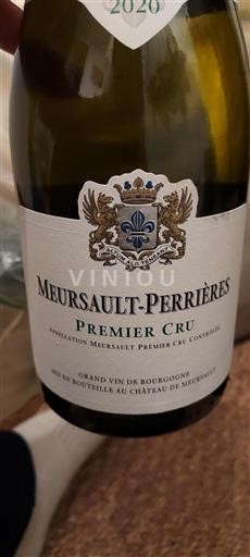 Borgogna Meursault Premier Cru Château Meursault Meursault-Perrières 2020