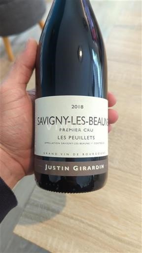Borgogna Savigny-lès-Beaune Premier Cru Justin Girardin Les Peuillets 2018