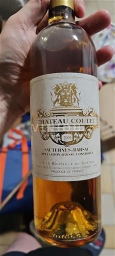 Bordeaux Barsac Premier Cru Château Coutet 2009