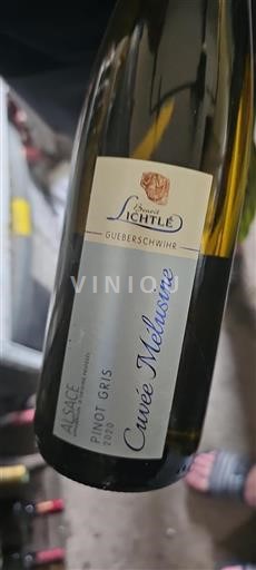 Vin Blanc sec Cuvée Mélusine Château Benoit Lichtle 2020 France Alsace Grand Cru