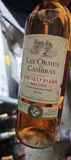 Languedoc und Roussillon Pays d'Oc Les Ormes de Cambras 2020