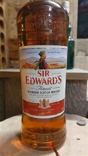 Whisky Blended Whisky Sir Edward's de la distillerie : Badiner 33290 Blanquefort 5 ans d'âge distillé en 2020 Écosse