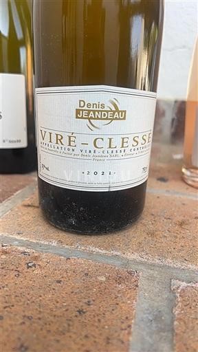 Borgogna Viré-clessé Denis Jeandeau 2021