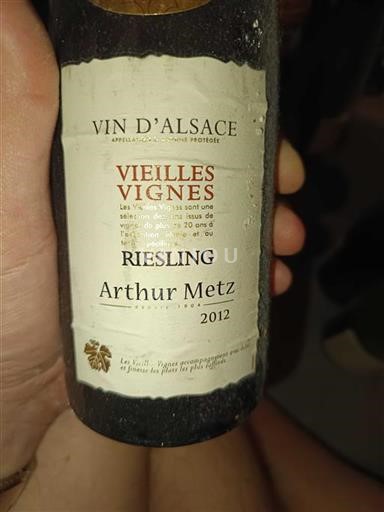 Alsace Grand Cru Arthur Metz Vieilles Vignes 2012